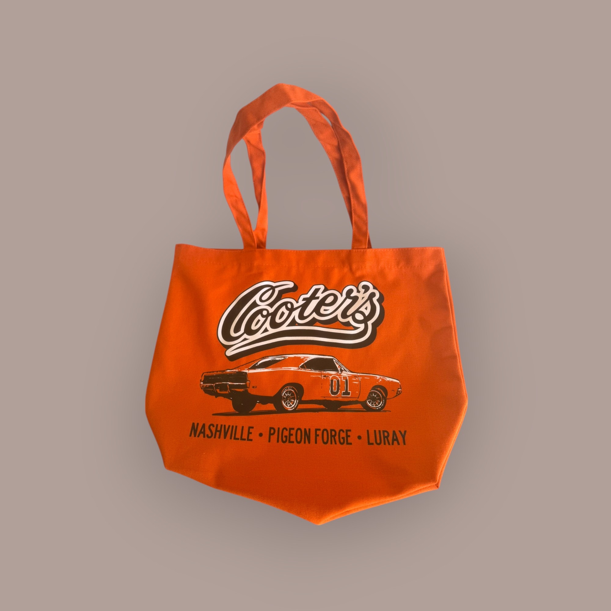 Cooter's tote bag front view