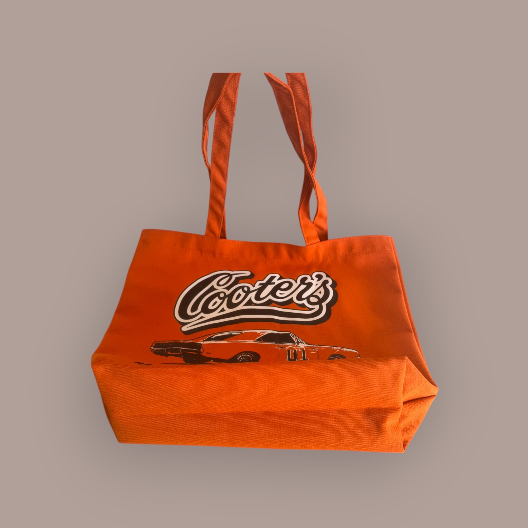 Cooter's tote bag side view