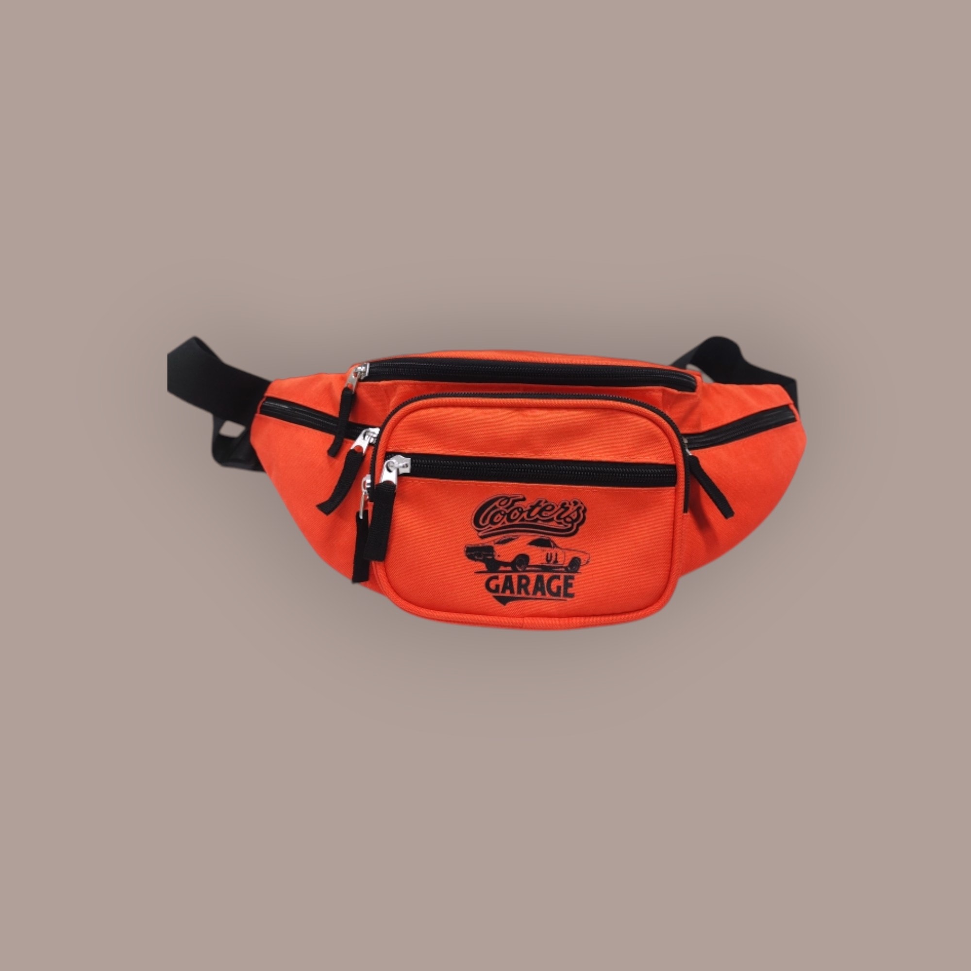 Cooter's Garage waist bag front view