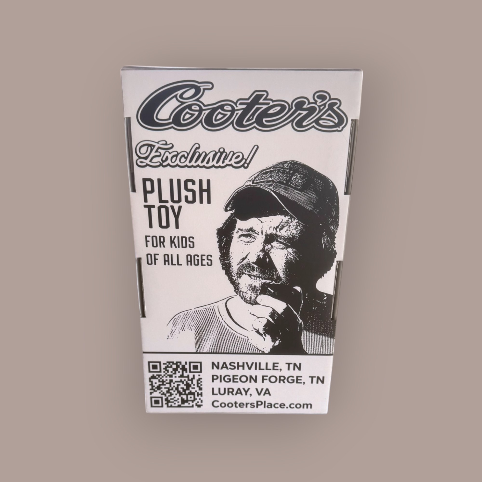 Cooter's Hazzard County fishing lure — label close-up