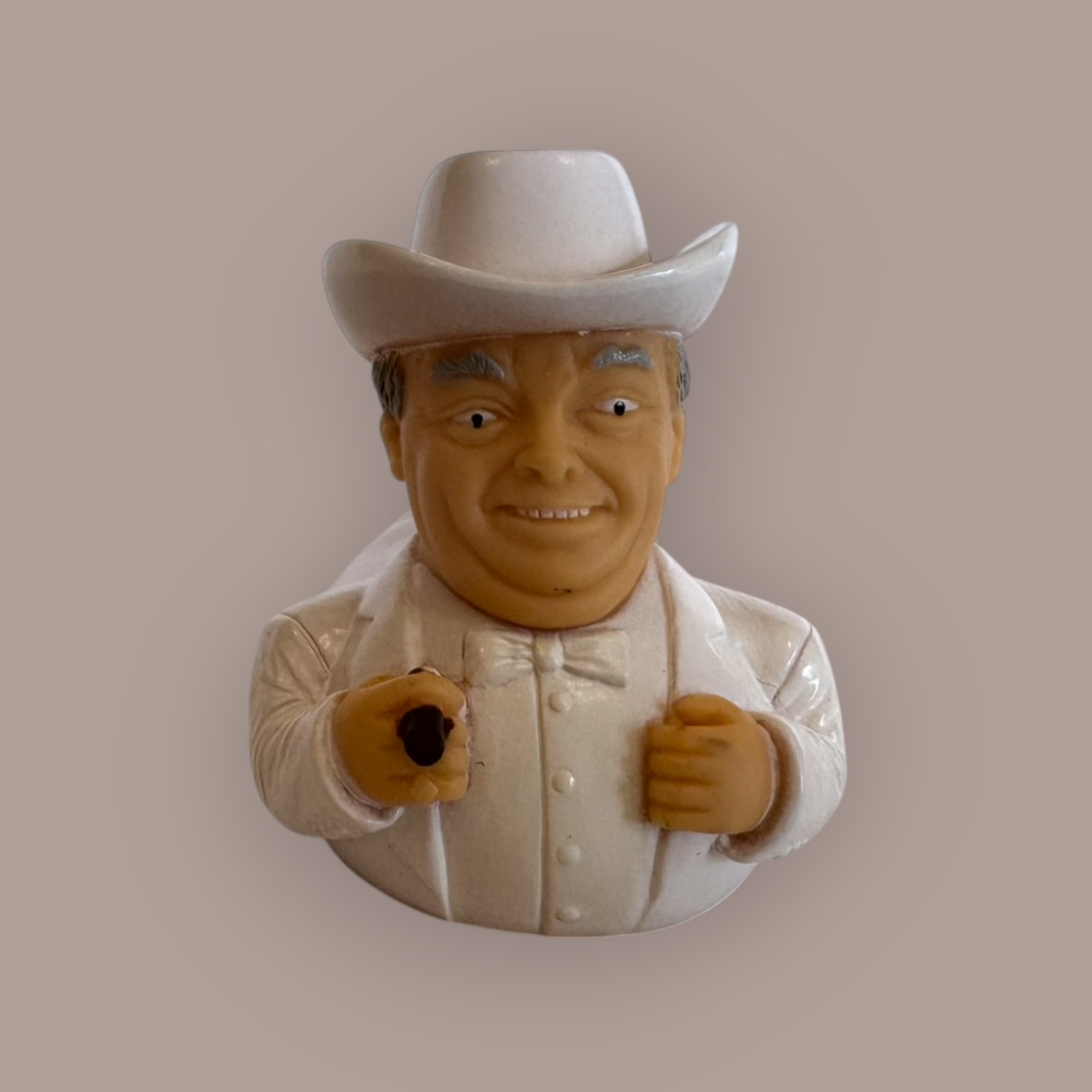 Daisy Duke duck figurine — cowboy hat